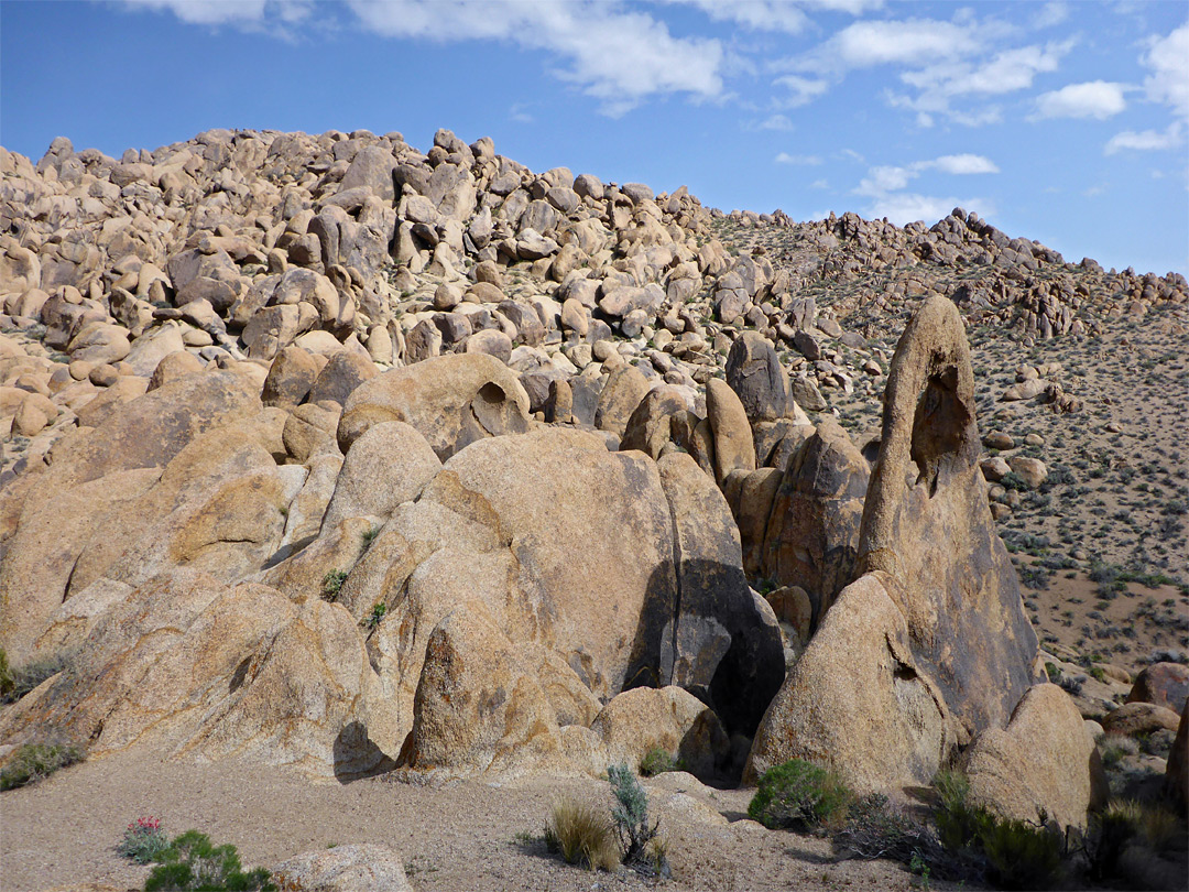 Boulder-covered hill