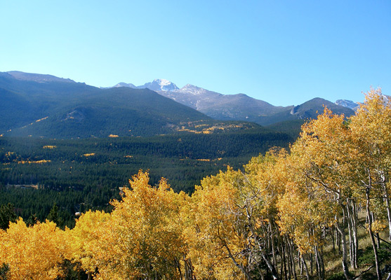 Mountains to the south