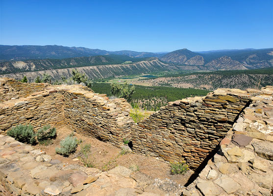 Room and doorway in the great pueblo