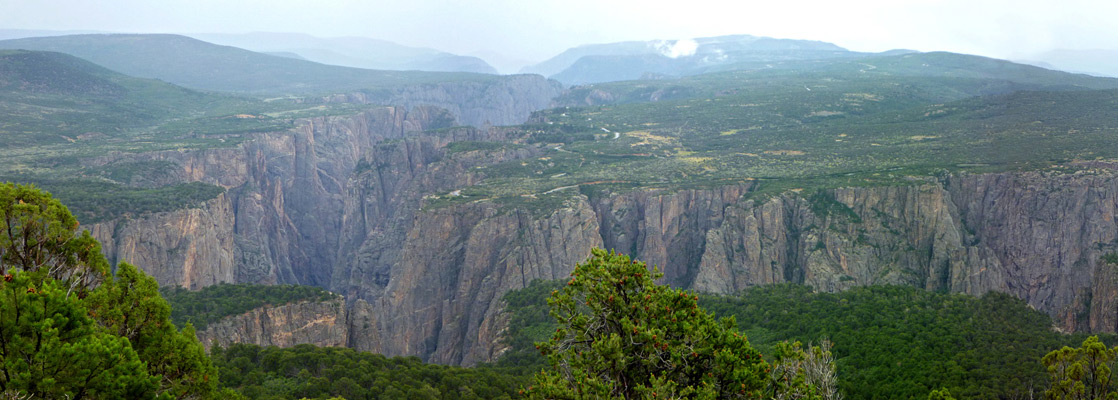 Panorama from the summit of Green Mountain