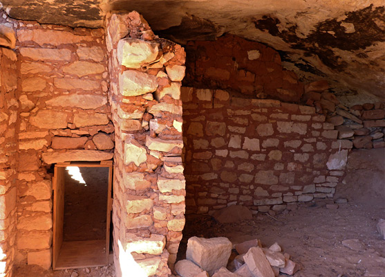 Walls and doorway