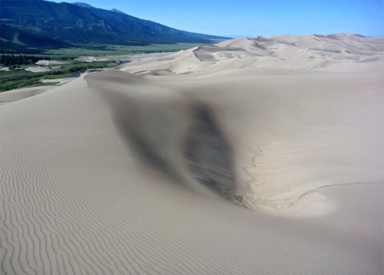 Hollow in the dunes