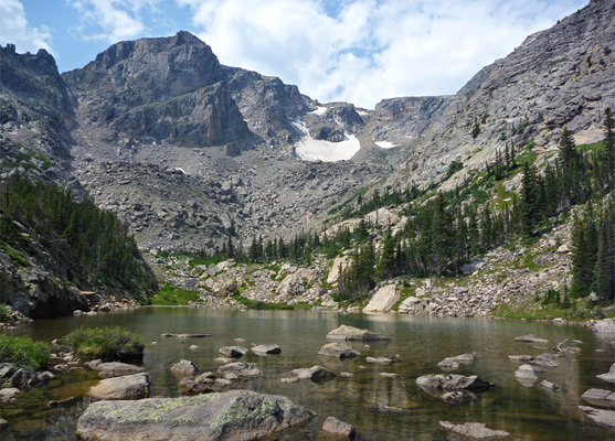 Boulders in Tourmaline Lake