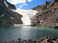 Andrews Tarn and Andrews Glacier