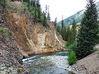 Cliff along Arrastra Creek