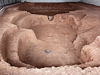 Excavated rooms