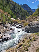 Boulders along the creek