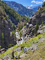 Shallower canyon