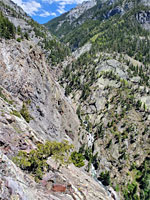 The view upstream