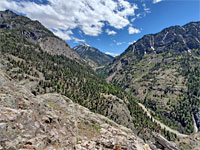 The view south