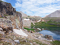 Cliffs at Bullion King Lake