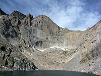 Cliffs above the lake