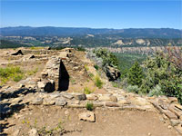 North edge of the pueblo
