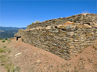 Walls of the great pueblo