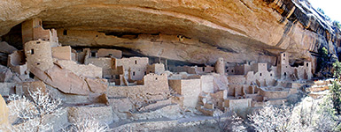 Wide view of Cliff Palace