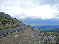 Road near the summit