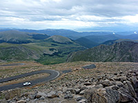 Road south of the summit
