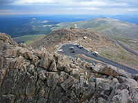 The summit - view east