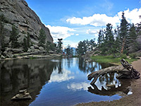 Refections on Gem Lake