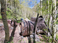 Mine debris