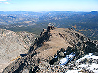 Hallett Peak - view east