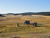Wide view of the Hornbek Homestead