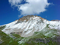 Snow-covered peak