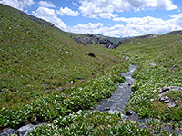 Exit stream from Island Lake