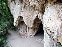 Entrance to a cave