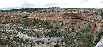 Cliffs around Long House