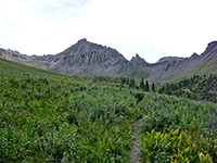 Path across a hillside