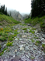 Bouldery streamway