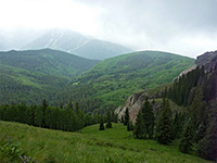 Hillside above Mill Creek