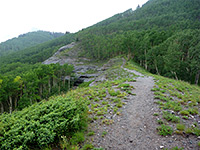 Path along a ridge