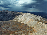 View south from a summit above Telluride