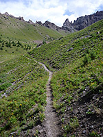 Trail entering Pack Basin