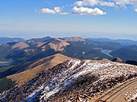 The summit - view south