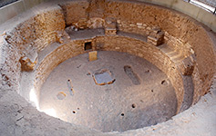 Kiva in a pithouse