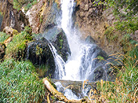 Cascade beneath the falls