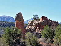 Ruin on a butte