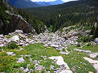 Ravine below the Spectacle Lakes