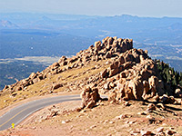 Granite boulders