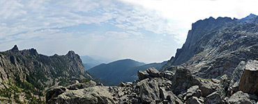 Mountains above Tourmaline Gorge