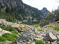 Stream feeding Tourmaline Lake