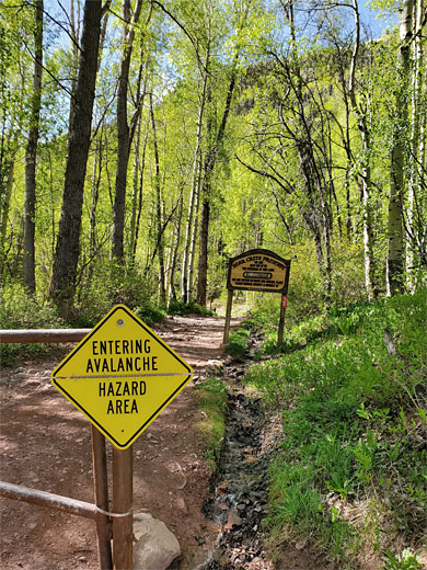 Sign for the Bear Creek Preserve