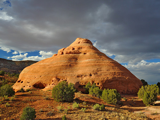 Red rock butte