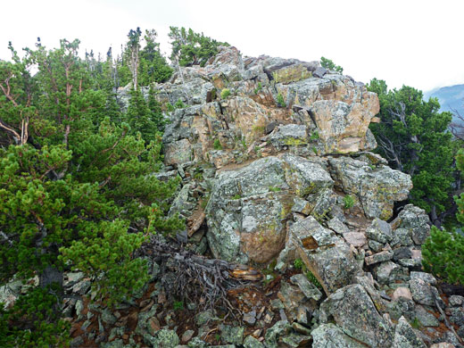 Mottled granite
