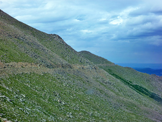 Road across the hills