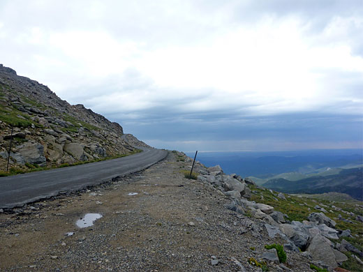 Road near the summit