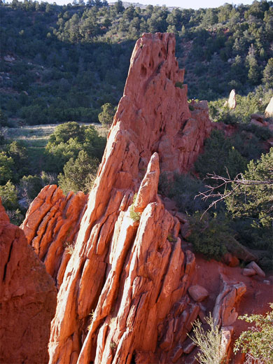 Sandstone strata